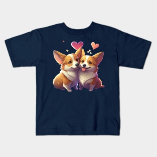 Corgi Love Kids T-Shirt